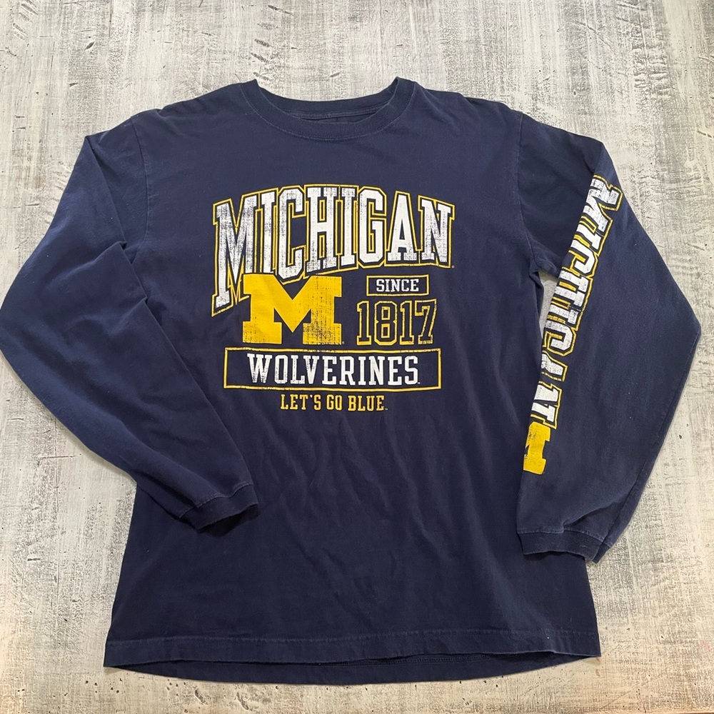 Michigan Wolverines Adult Long Sleeve T-Shirt